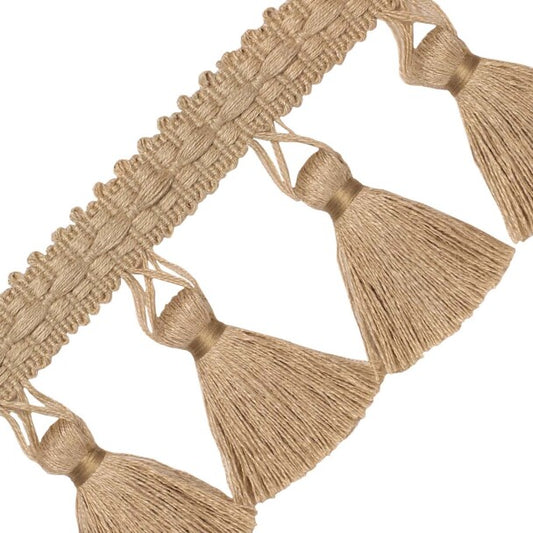 Bali Jute Tassel Fringe - Burlap