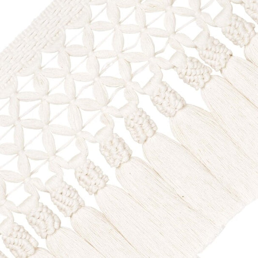 Bali Cotton Tassel Skirt Fringe - Cream