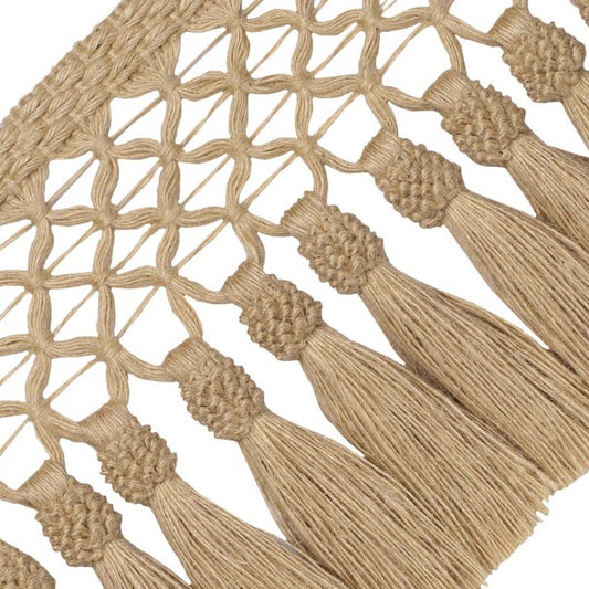 Bali Jute Tassel Skirt Fringe - Burlap