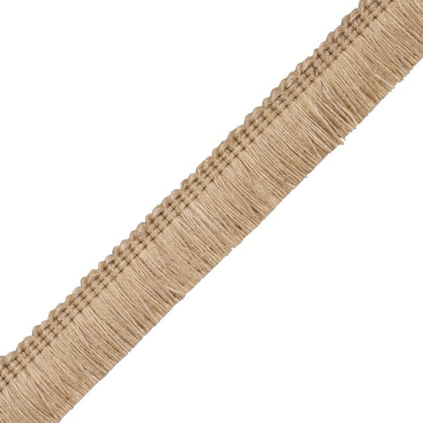 1" Bali Jute Brush Fringe - Burlap