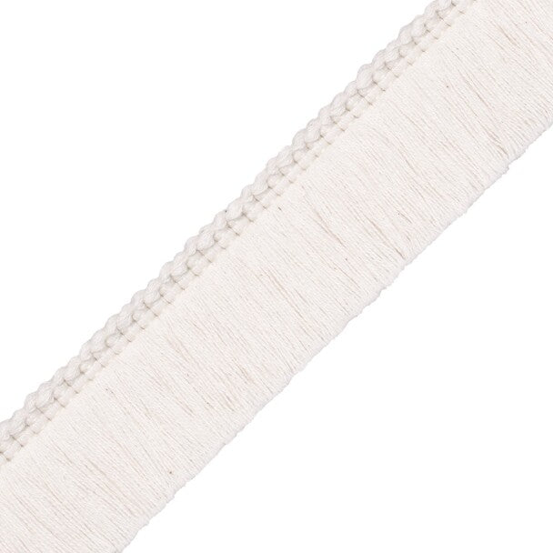 1.5" Bali Cotton Brush Fringe - Cream