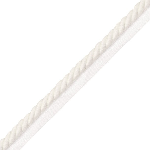3/8" Bali Cotton Cord with Tape - Cream