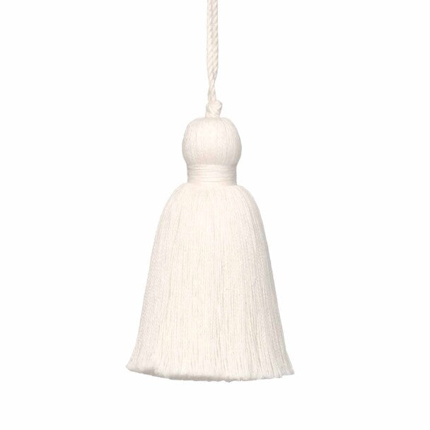 Bali Cotton Key Tassel - Cream