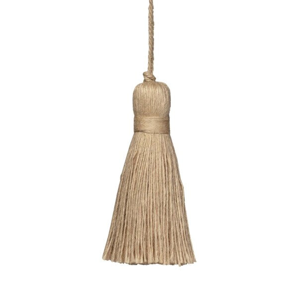 Bali Jute Key Tassel - Burlap