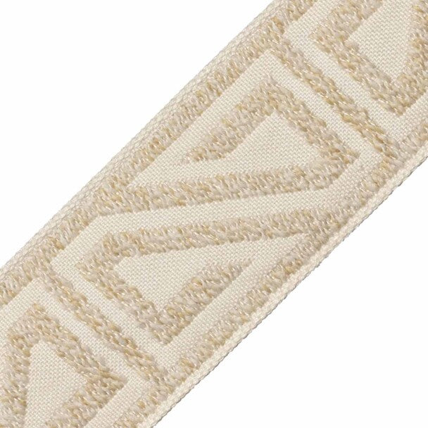 Ayana Bouclé Border - Cream