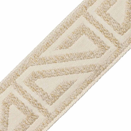 Ayana Bouclé Border - Cream