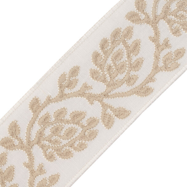 Mare Embroidered Border - Oyster
