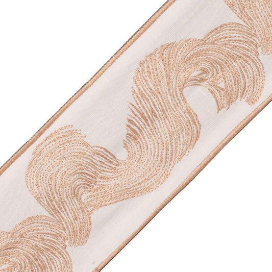 Oahu Embroidered Border - Shell