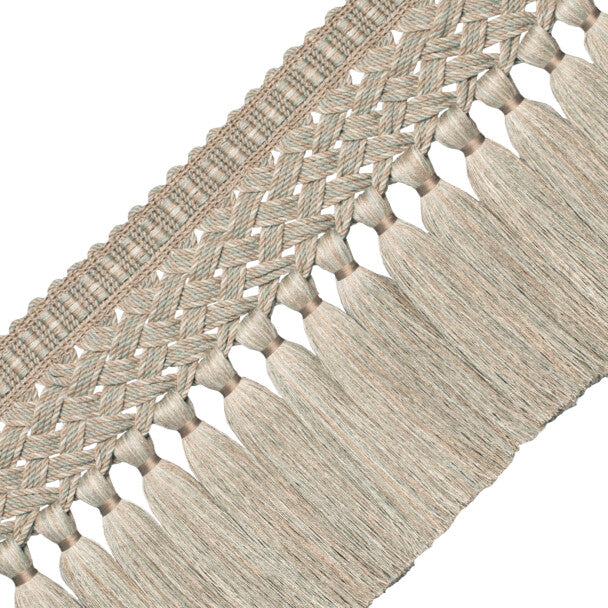 Édelie Linen Tassel Skirt Fringe - Patina