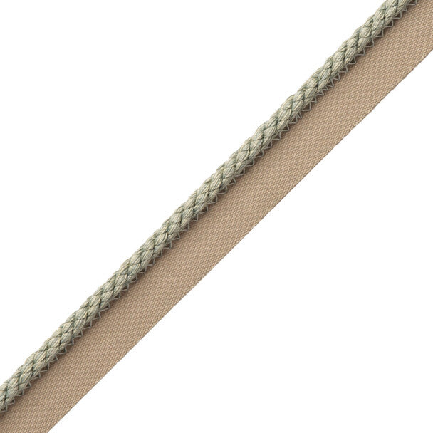 1/4" Cambridge Cord with Tape - Turquoise Mist