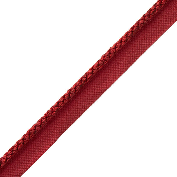 1/4" Cambridge Cord with Tape - Cranberry