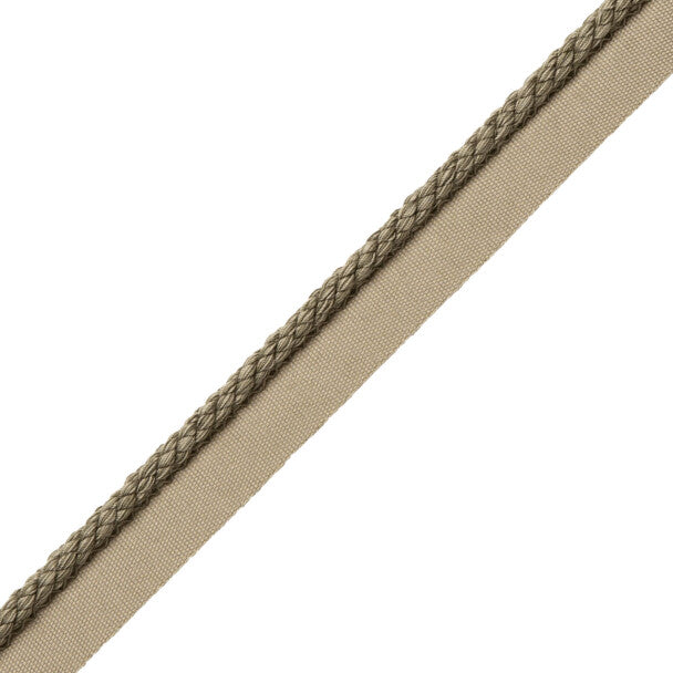 1/4" Cambridge Cord with Tape - Ash Grey
