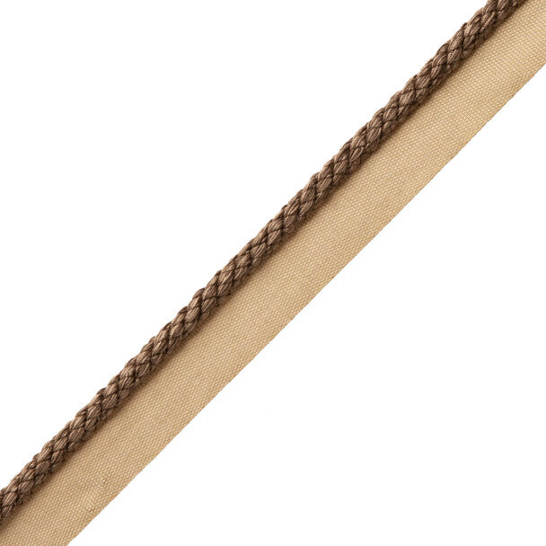 1/4" Cambridge Cord with Tape - Pumpernickle