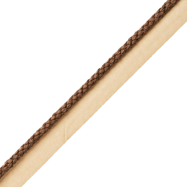 1/4" Cambridge Cord with Tape - Brown