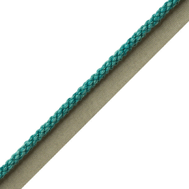 1/4" Cambridge Cord with Tape - Malachite
