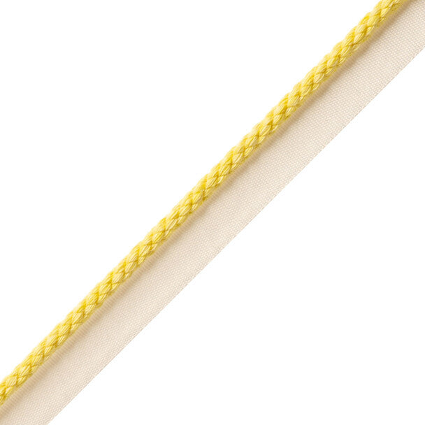 1/4" Cambridge Cord with Tape - Lemon