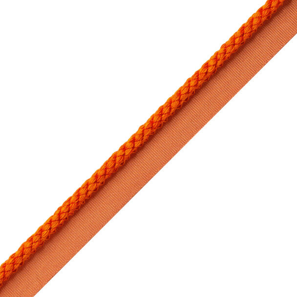 1/4" Cambridge Cord with Tape - Tangelo