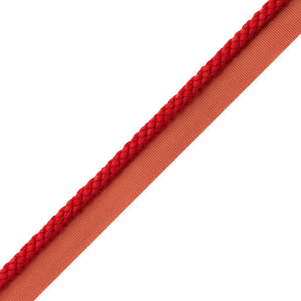 1/4" Cambridge Cord with Tape - Poppy