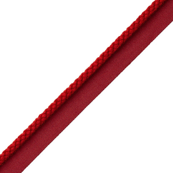 1/4" Cambridge Cord with Tape - Crimson Red