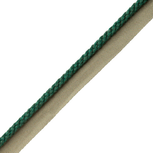 1/4" Cambridge Cord with Tape - Forest