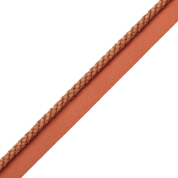 1/4" Cambridge Cord with Tape - Burnt Orange