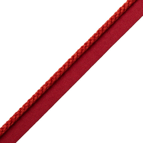1/4" Cambridge Cord with Tape - Alizarin Crimson