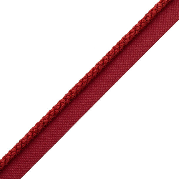 1/4" Cambridge Cord with Tape - Vermillion