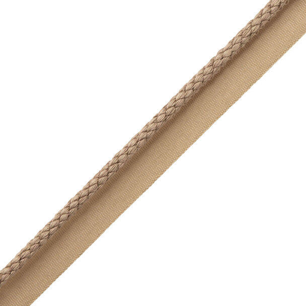 1/4" Cambridge Cord with Tape - Pebble