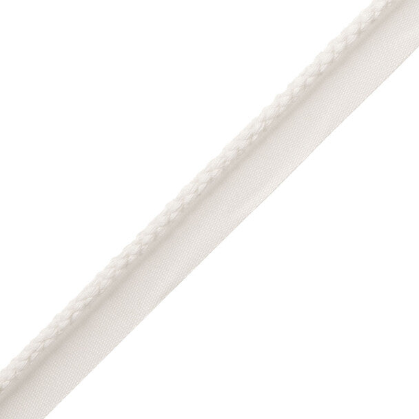 1/4" Cambridge Cord with Tape - Chalk White