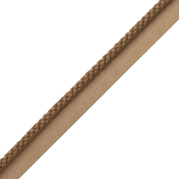 1/4" Cambridge Cord with Tape - Cafe Au Lait
