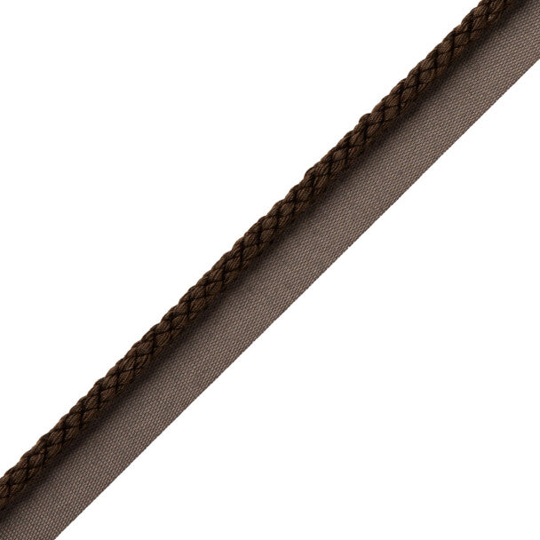 1/4" Cambridge Cord with Tape - Espresso
