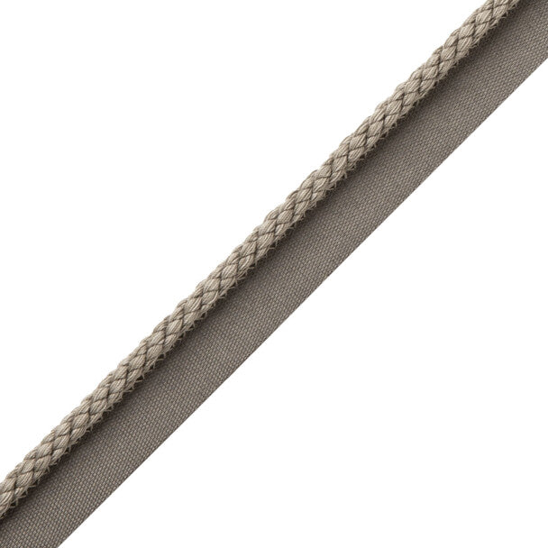 1/4" Cambridge Cord with Tape - Mouse Grey