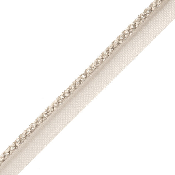1/4" Cambridge Metallic Cord with Tape - Platinum