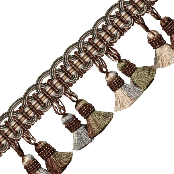 Margaux Tassel Fringe - Aubergine