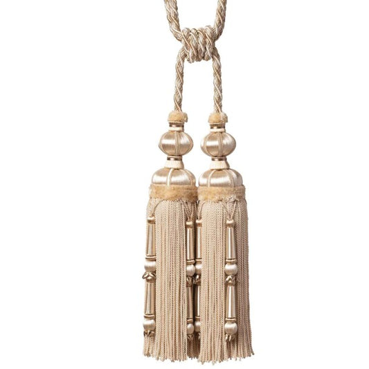 Margaux Double Tassel Tieback - Ecru