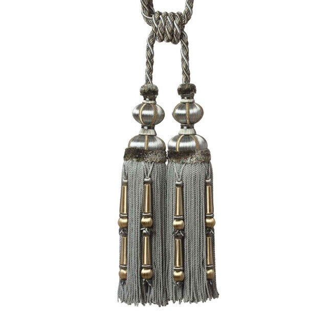 Margaux Double Tassel Tieback - Verdigris