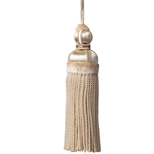 Margaux Key Tassel - Ecru