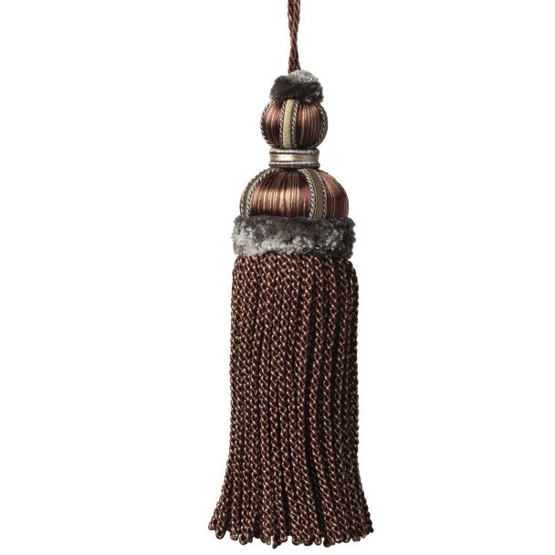 Margaux Key Tassel - Aubergine