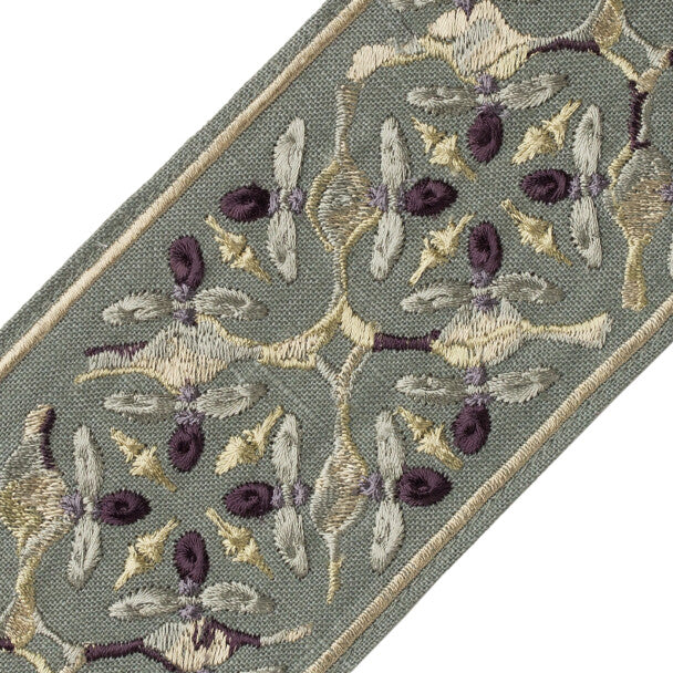 Gypsy Embroidered Border - Spruce