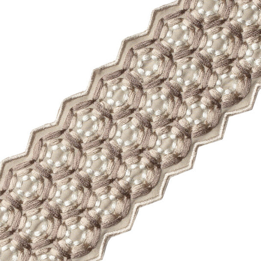 Queen Bee Embroidered Border - Antique