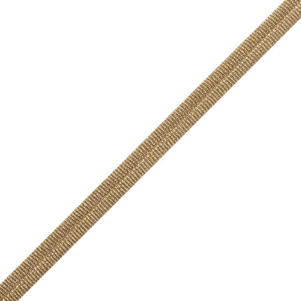 Julienne Metallic Double Welting - Gold Leaf