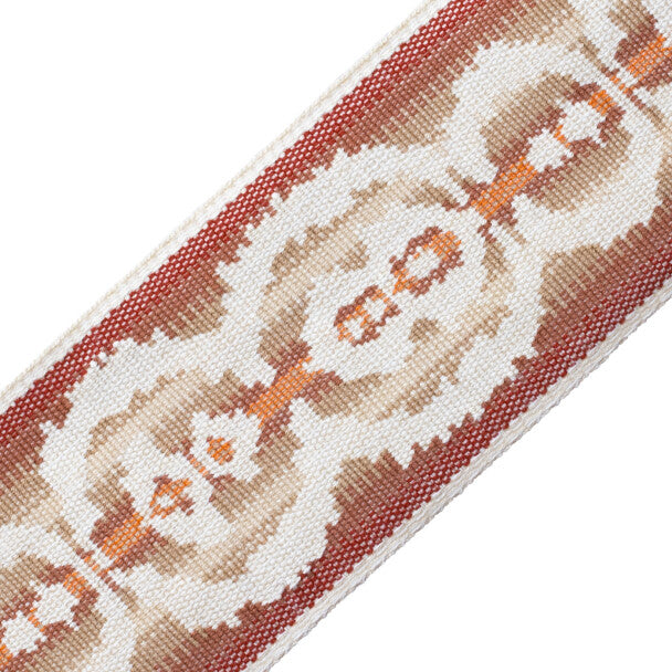 Aspen Ikat Border - Adobe