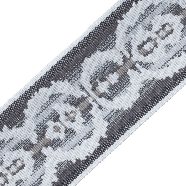 Aspen Ikat Border - River Rock
