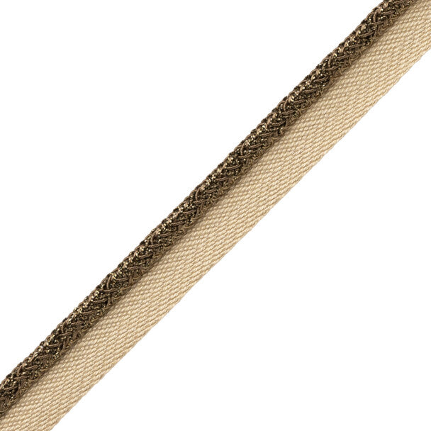 Francoise Metallic Cord with Tape - Antique Gold