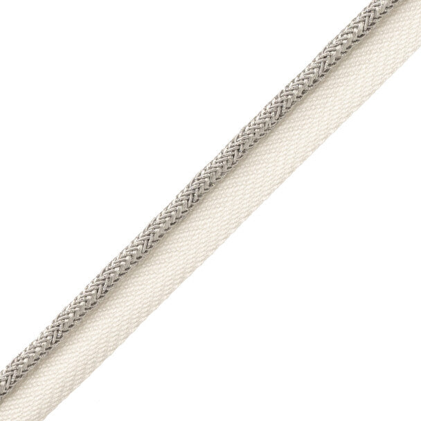 Francoise Metallic Cord with Tape - Silver