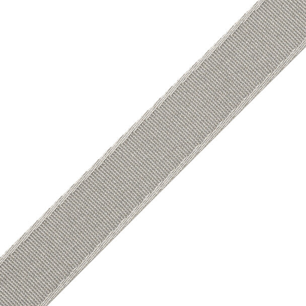 1" (25 Mm) Francoise Metallic Border - Silver