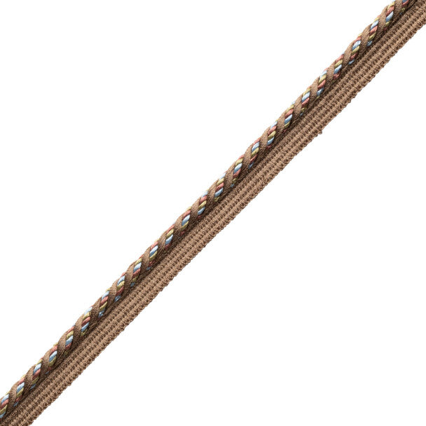 1/4" (5 Mm) Trianon Cord with Tape - Chocolat