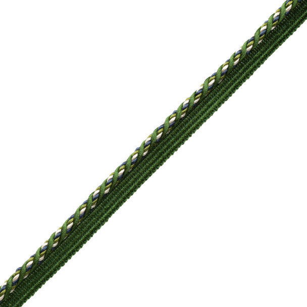 1/4" (5 Mm) Trianon Cord with Tape - Emerald