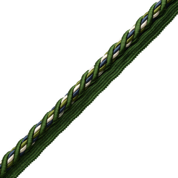 1/2" (13 Mm) Trianon Cord with Tape - Emerald