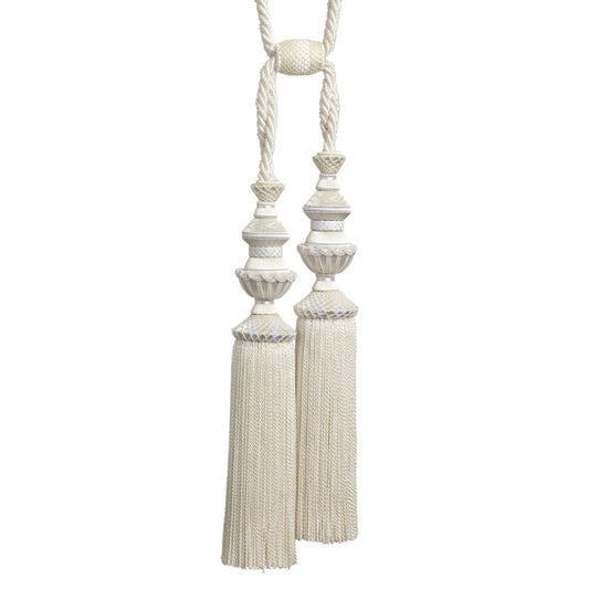 Trianon Double Tassel Tieback - Pearl